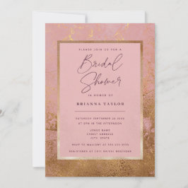 Glitter Metallic Roos Gold Vrijgezellenfeest Kaart