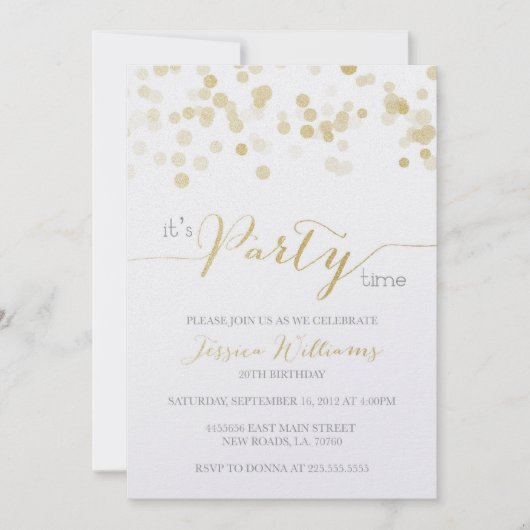 Glitter Metallic Steekproef Kaart (Voorkant)