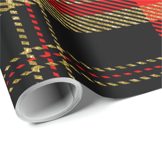 Glitter Mickey Pset-07 Cadeaupapier (Rol Hoek)