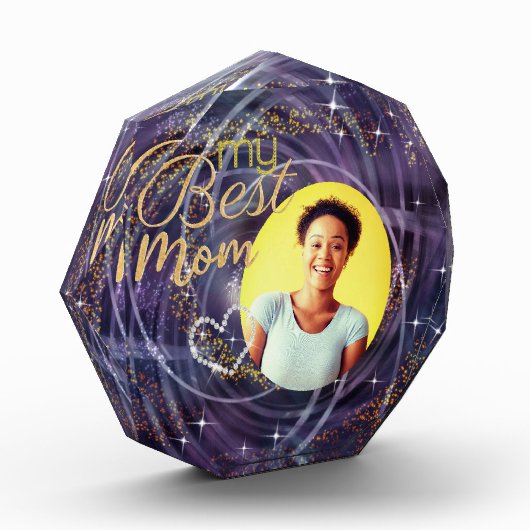 Glitter Mijn Beste Mam Foto (Links)