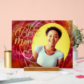 Glitter Mijn Beste Mam Foto Acryl Bord (Huwelijk)