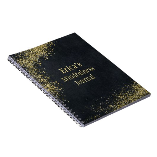 Glitter Mindfullness op maat Notitieboek (Rechterzijde)