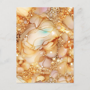 Glitter Minimal Naadloos Gouden Patroon Feestdagenkaart