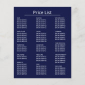 Glitter Model, Beautician, Beauty Salon Advertenti Flyer (Achterkant)