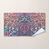 Glitter Modern Opal Holografisch Collectie Bad Handdoek (Handdoek)