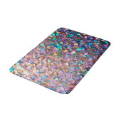 Glitter Modern Opal Holografisch Collectie Badmat (Gekanteld)