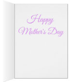 *~* Glitter Moederdag Love You Flower Customize (Binnen (Rechts))