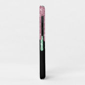 Glitter Monogram Case-Mate iPhone Case (Achterkant/links)