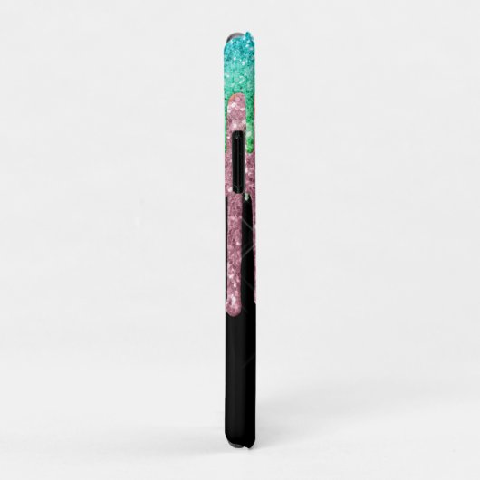 Glitter Monogram Case-Mate iPhone Case (Achterkant/rechts)
