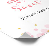 Glitter moon baby's zijn lekker, alsjeblieft, neem poster (Hoek)