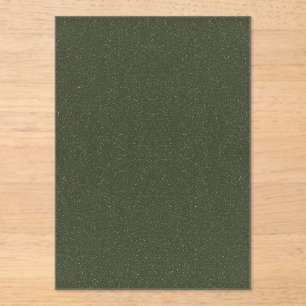 Glitter Moss Green Acryl Uitnodiging – Aanpassen