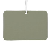 Glitter Moss Green Custom Luchtverfrisser (Achterkant)