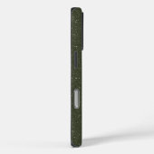 Glitter Moss Green iPhone 16 Pro Hoesje – Aanpasse (Achterkant / Rechts)