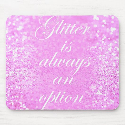 Glitter Mousepad Muismat (Voorkant)