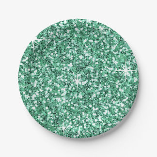GLITTER | Munten groen Papieren Bordje