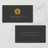 Glitter Musical Note Logo Visitekaartje (Voorkant / Achterkant)