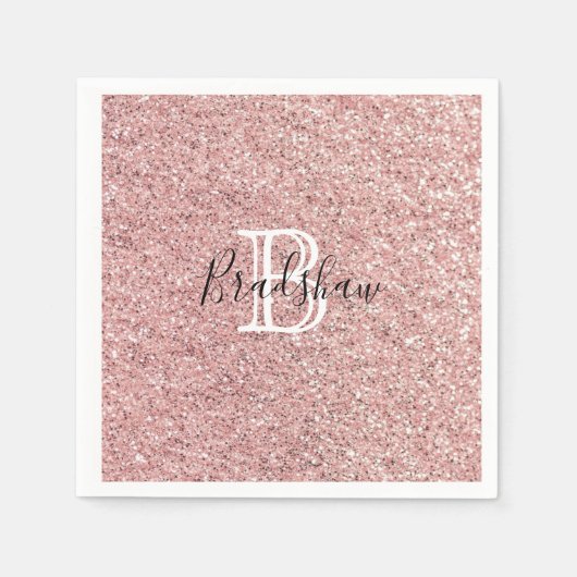 Glitter Naam Servet (Voorkant)