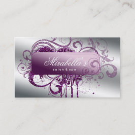 Glitter Nail Salon Afspraak Elegant Bling Afsprakenkaartje