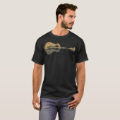 Glitter Natuur Guitar T-shirt (Voorkant volledig)