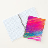 Glitter Notitieboek met meerkleurige regenboog, kl (Binnen)