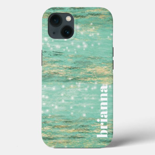 Glitter Ocean Case-Mate iPhone Hoesje (Achterkant)