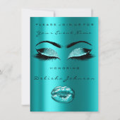 Glitter Ocean Mermaid Vrijgezellenfeest Sweet 16th Kaart (Voorkant)