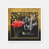 Glitter Oefendiner Servetten (Voorkant)