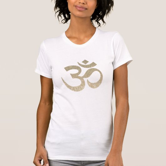 Glitter OM Symbol T-Shirt (Voorkant)