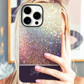 Glitter Ombre Aangepaste naam Case-Mate iPhone Case