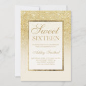 Glitter ombre iory elegant Sweet 1 Kaart (Voorkant)