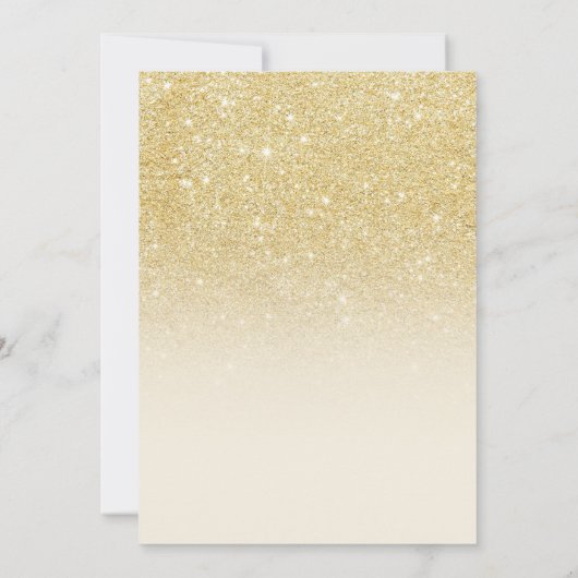 Glitter ombre iory elegant Sweet 1 Kaart (Achterkant)