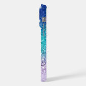 Glitter Ombre Monogram iPhone Hoesje | Gepersonali 15 Pro Max Case (Linkerkant)