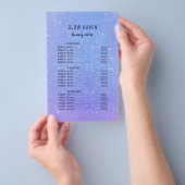 Glitter Ombre Schoonheidssalon Flyer (Hand)