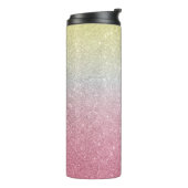 Glitter Ombre Thermal Tumbler Thermosbeker (Gedraaid links)