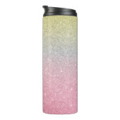 Glitter Ombre Thermal Tumbler Thermosbeker (Geroteerd rechts)