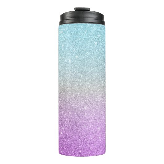 Glitter Ombre Thermal Tumbler Thermosbeker (Voorkant)