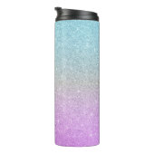 Glitter Ombre Thermal Tumbler Thermosbeker (Geroteerd rechts)