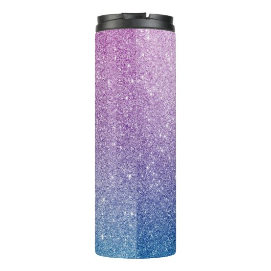 Glitter Ombre Thermal Tumbler Thermosbeker (Achterkant)