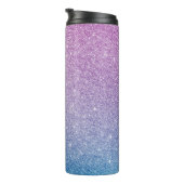 Glitter Ombre Thermal Tumbler Thermosbeker (Geroteerd rechts)