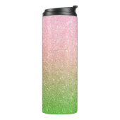 Glitter Ombre Thermal Tumbler Thermosbeker (Gedraaid links)