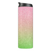 Glitter Ombre Thermal Tumbler Thermosbeker (Geroteerd rechts)
