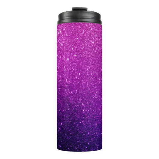 Glitter Ombre Thermal Tumbler Thermosbeker (Voorkant)