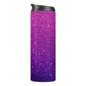 Glitter Ombre Thermal Tumbler Thermosbeker (Geroteerd rechts)