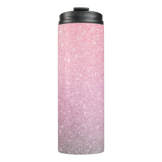 Glitter Ombre Thermal Tumbler Thermosbeker (Voorkant)