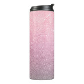 Glitter Ombre Thermal Tumbler Thermosbeker (Gedraaid links)