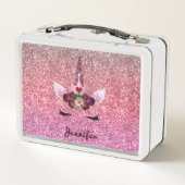 Glitter Ombre Unicorn Sparkle Cute (Achterkant)