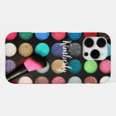 Glitter Oogschaduw Palet iPhone Hoesje (Achterkant horizontaal)