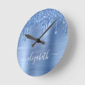 Glitter op maat ronde klok (Hoek)