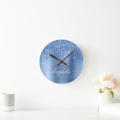 Glitter op maat ronde klok (Huis)