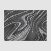 Glitter op Shimmer Black Tissuepapier (Voorkant)